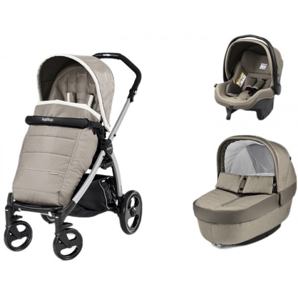 Коляска універсальна 3 в 1 Peg-Perego Book Plus Elite Cream
