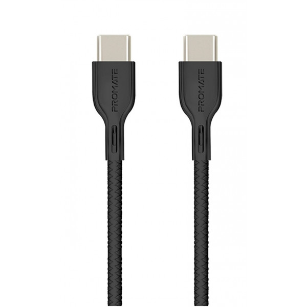 Кабель синхронізації даних Promate USB Type-C - USB Type-C ccord-2c.black