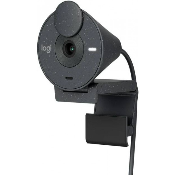 Веб-камера для комп'ютера Logitech BRIO 300 FHD Graphite (960-001436)