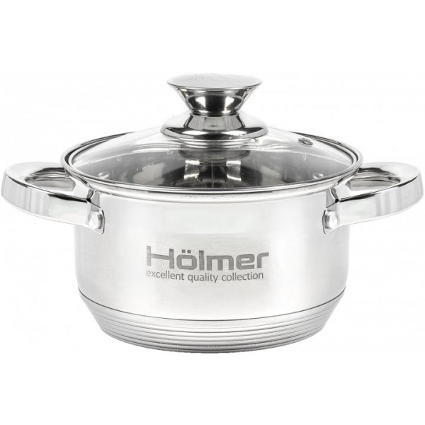 Каструля Holmer CR-12538-SS