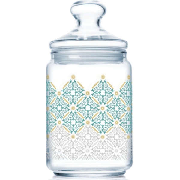 Ємність для сипучих Luminarc Club Hedgery Turquoise 1 л (V0028)