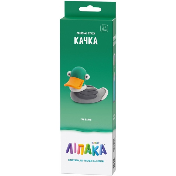 Маса для ліплення Ліпака СВІЙСЬКІ ПТАХИ: КАЧКА (30093-UA01)