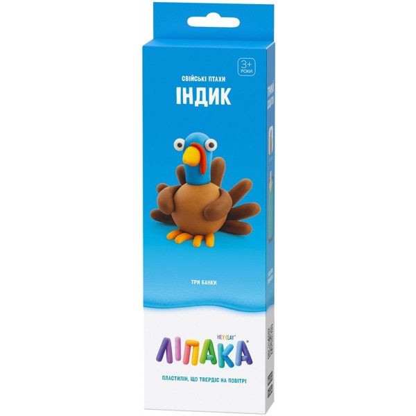 Маса для ліплення Ліпака СВІЙСЬКІ ПТАХИ: ІНДИК (30097-UA01)