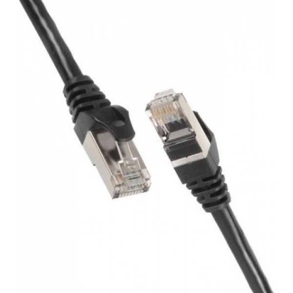 Кабель патч-корд 2E Cat 6 S-FTP RJ45 4Х2 27AWG 0.50 m Black (2E-PC6SFTPCOP-050BK)