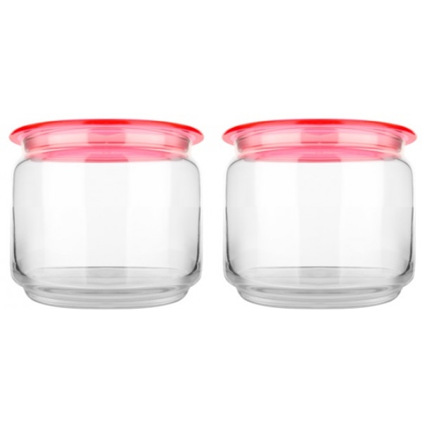 Набір ємностей для сипучих Luminarc Plano Pink 2х0.5 л (Q8242)