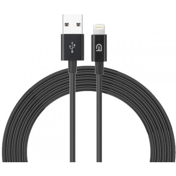 Кабель синхронізації даних Armorstandart AMD818BL Lightning to USB Cable 1.2m Black (ARM64373)