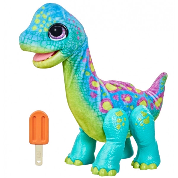 Інтерактивна іграшка пластикова Hasbro Furreal Friends Снекін Сем Бронто (F1739)