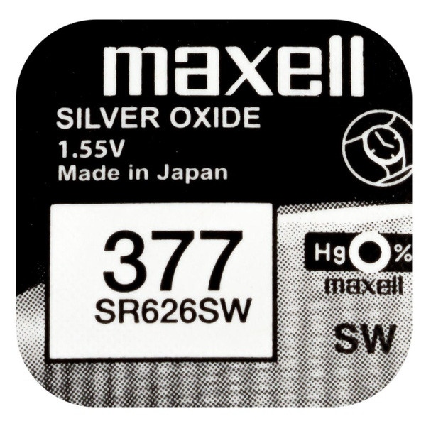 Батарейка Maxell SR626SW 1PC EU MF (18292000)