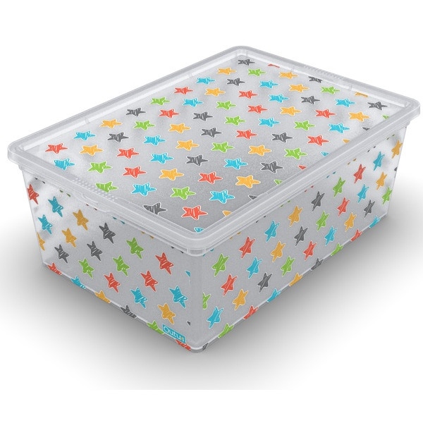 Короб для зберігання Qutu Light Box с/к Colored Stars 10 л