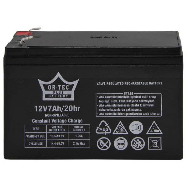 Акумулятор для ДБЖ OR-TEC 12V/7Ah AGM