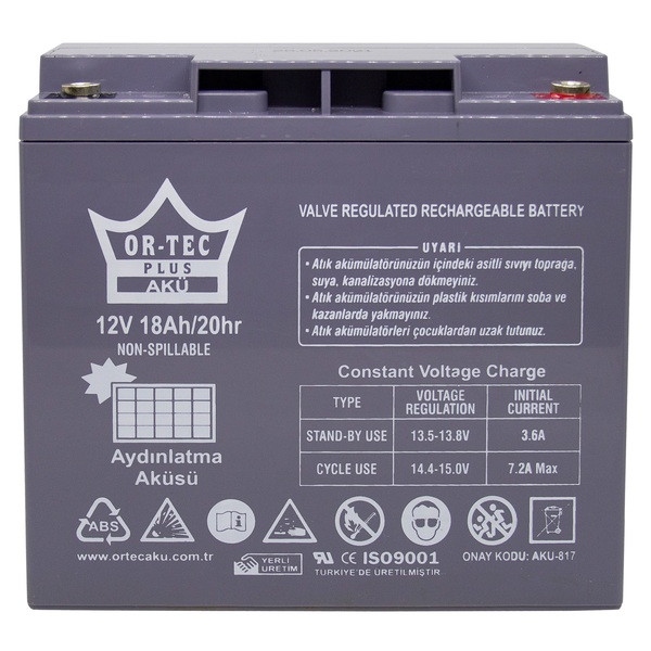 Акумулятор для ДБЖ OR-TEC 12V/18 AH AGM