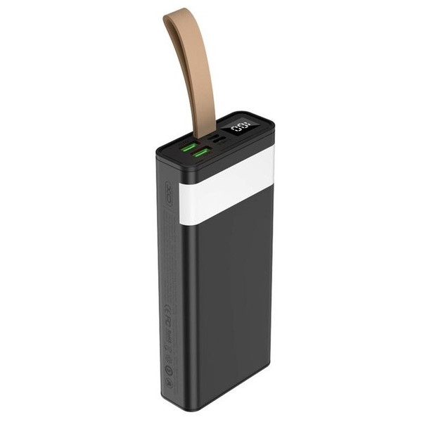 Батарея мобільна XO 20000 mAh PD20W+QC22.5W with light Black (PR129)