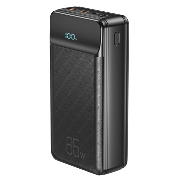 Батарея мобільна XO 30000 mAh PD65W for laptop Black (PR201)