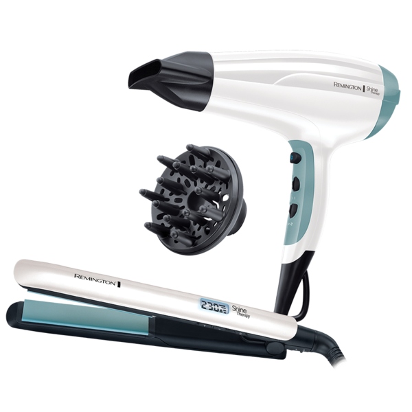 Вирівнювач волосся Remington + фен S8500GP набір (inc.D5216)