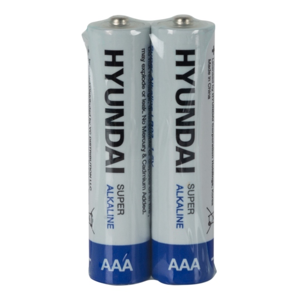 Батарейка тип AAA Hyundai LR03 AAA Shrink 2 Alkaline (HT7006004)