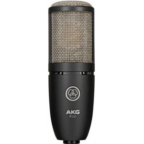 Мікрофон вокальний провідний AKG P220 Black (3101H00420)