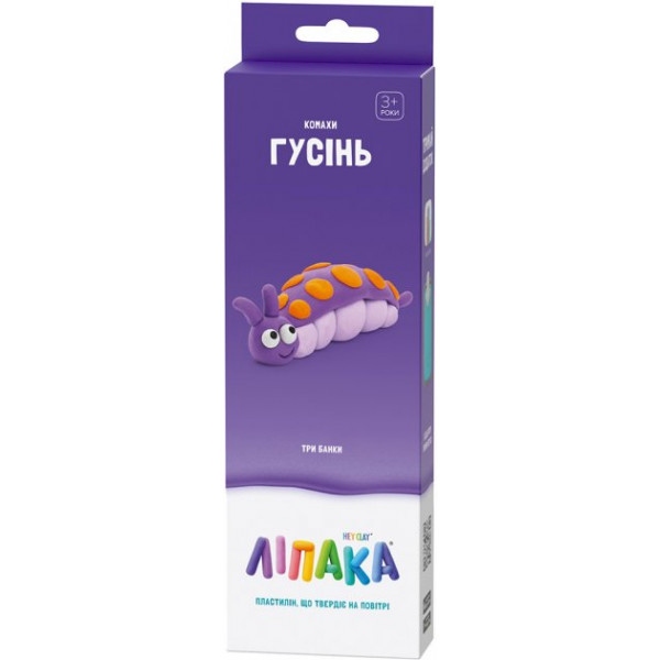 Маса для ліплення Ліпака КОМАХИ: ГУСІНЬ (30064-UA01)