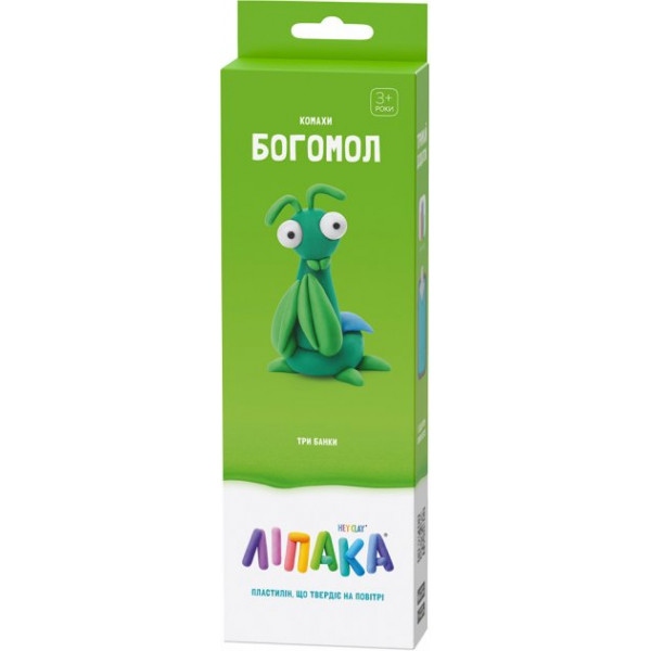 Маса для ліплення Ліпака КОМАХИ: БОГОМОЛ (30067-UA01)