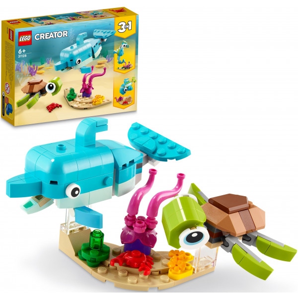 Конструктор LEGO Creator Дельфін і черепаха (31128)