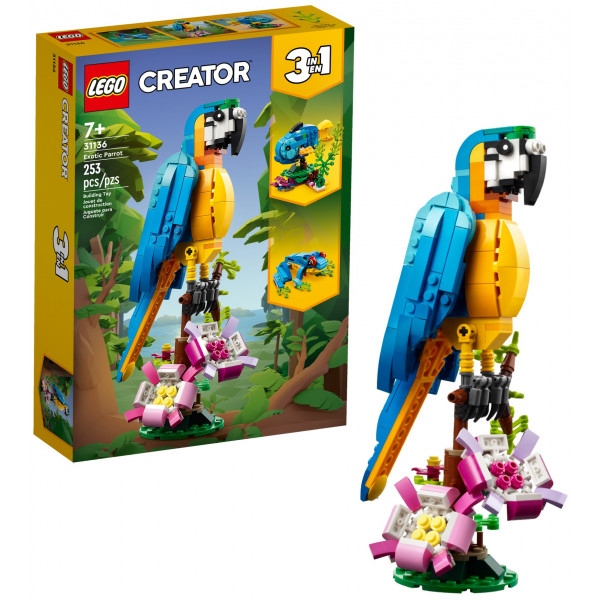 Конструктор LEGO Creator Екзотичний папуга (31136)