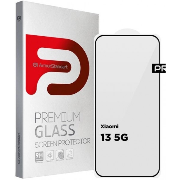 Захисне скло для смартфону Armorstandart Pro for Xiaomi 13 5G Black (ARM65703)