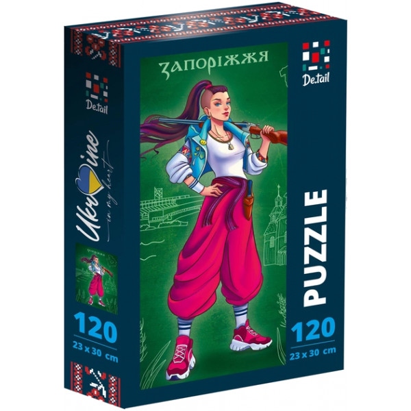 Пазли картонні (8 +) De.tail "Zaporizhzhya" (DT100-18)