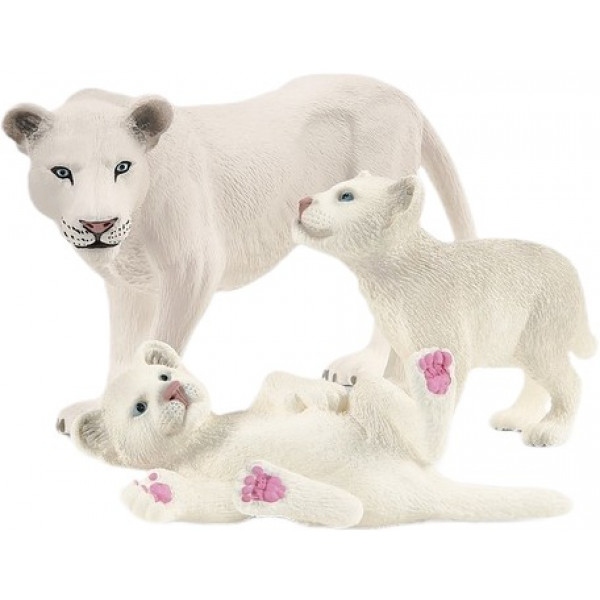 Набір ігрових фігурок Schleich Левиця з дитинчатами (42505)