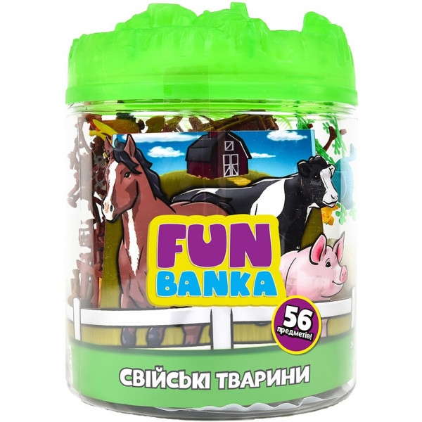 Набір ігрових фігурок FUN BANKA ДОМАШНІ ТВАРИННІ (320062-UA)