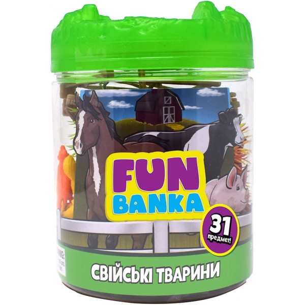 Набір ігрових фігурок FUN BANKA ДОМАШНІ ТВАРИННІ (320386-UA)