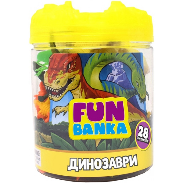 Набір ігрових фігурок FUN BANKA ДИНОЗАВРИ (320387-UA)