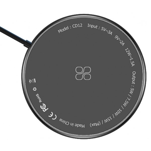 Зарядний пристрій Promate Magtag-15w.black