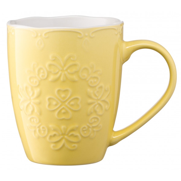 Чашка Ardesto Barocco 330 мл Yellow (AR3458Y)