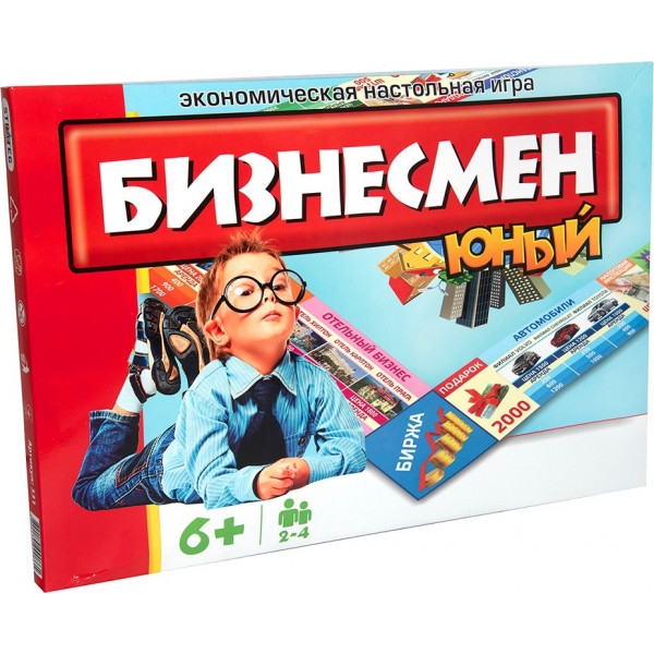 Настільна гра стратегічна (8+) Strateg Юний бізнесмен, рус (331)