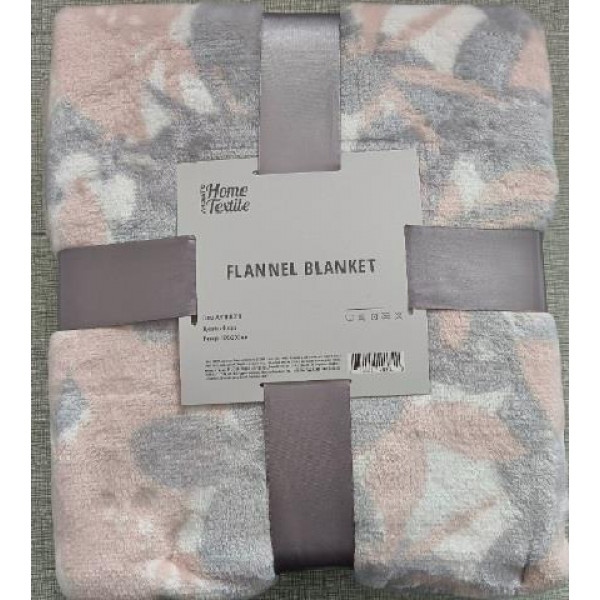 Плед полуторний Ardesto Flannel 160х200 см флора (ART0106PB)