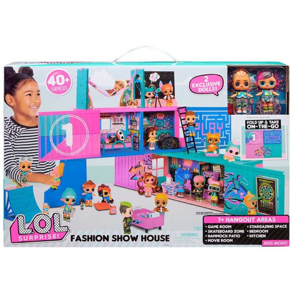 Меблі і будиночки для колекційної ляльки L.O.L. Surprise! "Fashion Show" – СТИЛЬНИЙ БУДИНОК (586050)