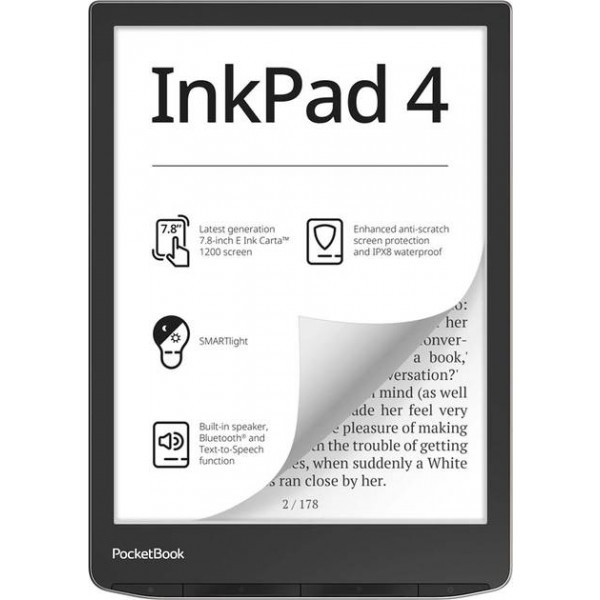 Електронна книга PocketBook 743G Stundust Silver (PB743G-U-CIS)