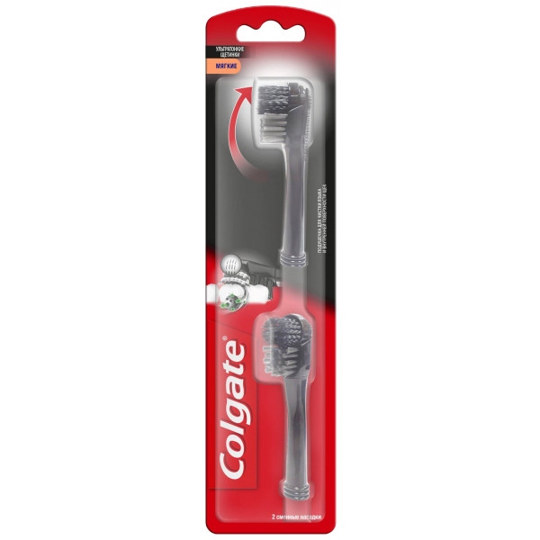 Насадка для зубної щітки Colgate 360 Древесній уголь