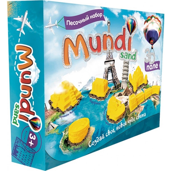 Кінетичний пісок Strateg набір "Mundi sand" (рус.) (39100)