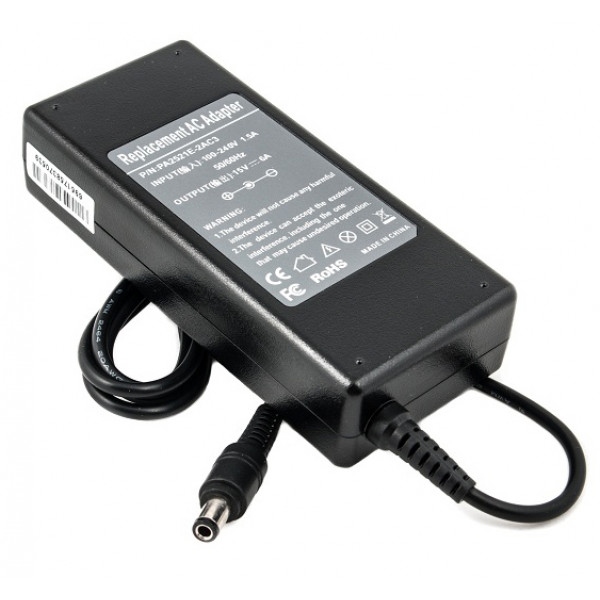 Зарядний пристрій для ноутбука PowerPlant Toshiba 220V 15V 90W 6A (TO90C6330)