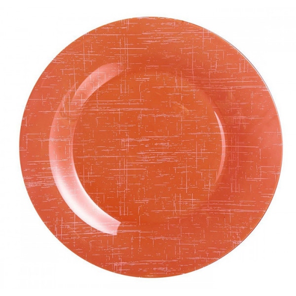 Тарілка обідня Luminarc Poppy Mandarine 25 см (V0107)
