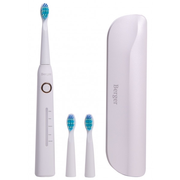 Зубна щітка електрична Berger TB Optimal White+Case