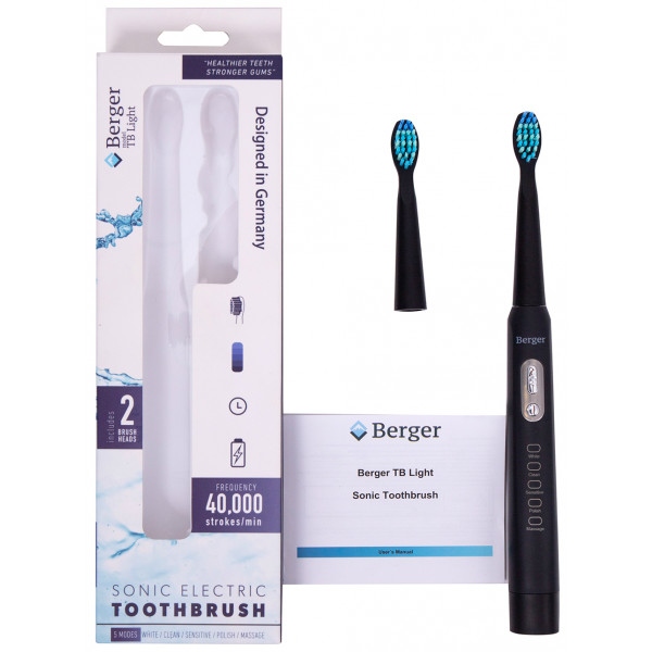 Зубна щітка електрична Berger TB Light Black