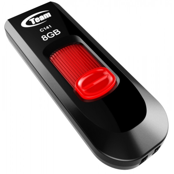 Флеш USB Team C141 Red 8 GB (TC1418GR01)