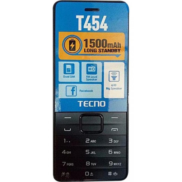 Мобільний телефон Tecno T454 Dual SIM Black
