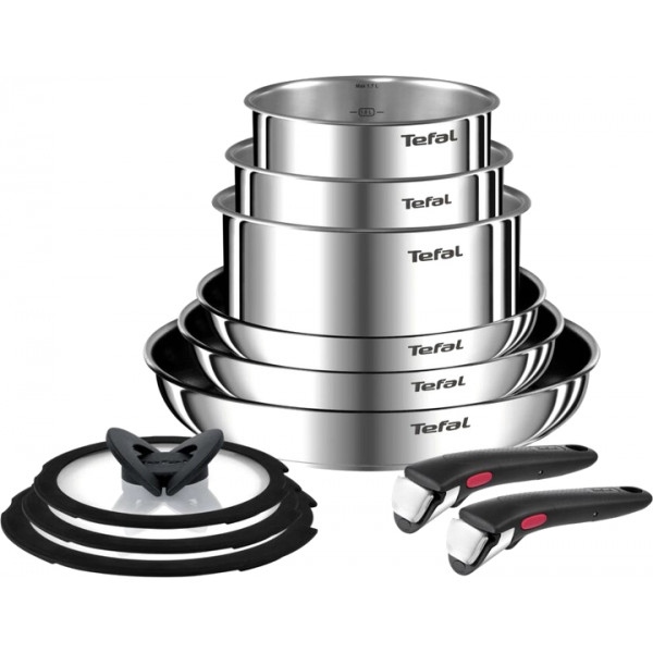 Набір посуду зі знімною ручкою Tefal L897SB74 Ingenio Emotion 11 пр