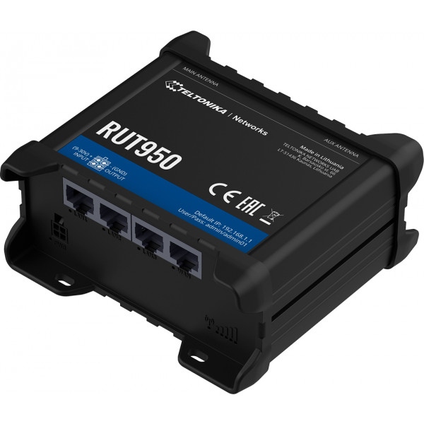 Маршрутизатор інтернет WiFi4+4G Teltonika RUT950