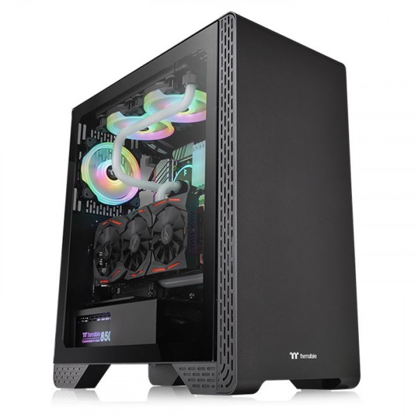 Корпус Thermaltake S300 Tempered Glass Black (CA-1P5-00M1WN-00) без БП