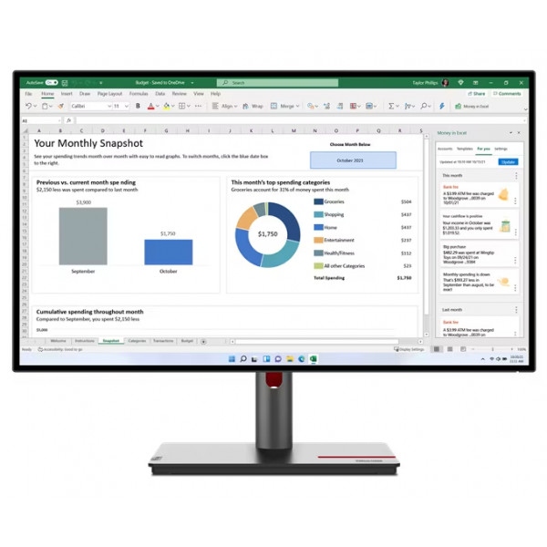 Монітор Lenovo P27h-30 (63A1GAT1UA)