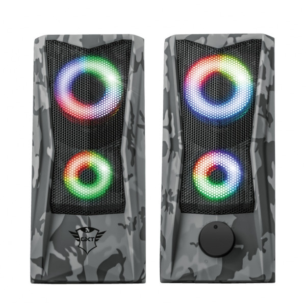 Комп'ютерна акустика компактна 2.0 Trust GXT 606 Javv RGB 2.0 Snow Camo (23379)