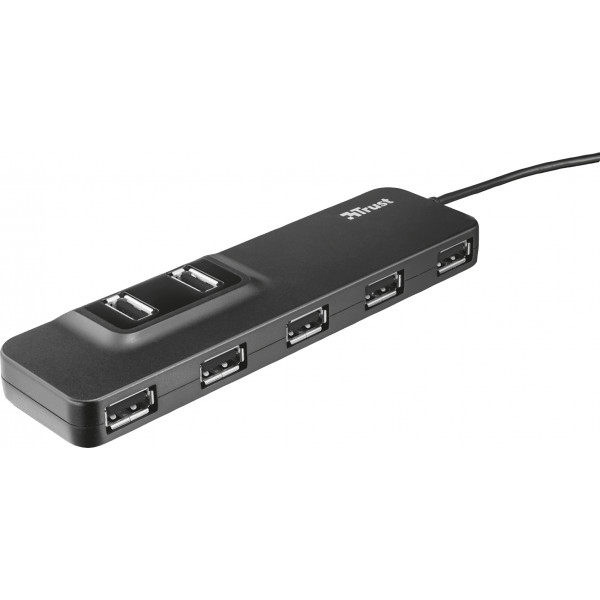 Хаб USB Trust Oila 7 Port USB 2.0 Hub (20576)
